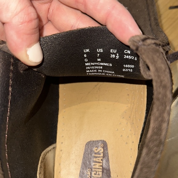 Dark Brown Clark’s Wallabees - Picture 4 of 4